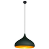 Loftowa LAMPA wisząca 8112/1 -01 Elem metalowa OPRAWA industrialny ZWIS kropla czarna złota