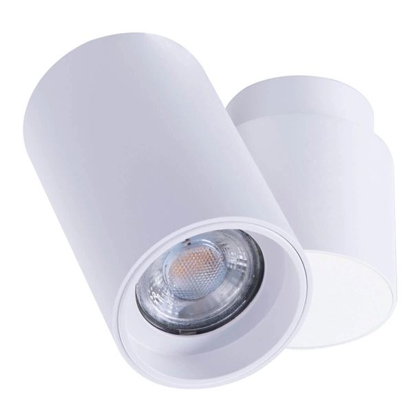 Sypialniana lampa sufitowa MAKALU AZ4211 Azzardo z regulacją tubka biały