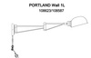 Kinkiet metalowy Portland 108623 Markslojd loftowy z kloszem chrom