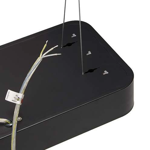 LAMPA wisząca FLARA 03631 Ideus metalowa OPRAWA prostokątny zwis LED 24W 4000K geometryczny biały