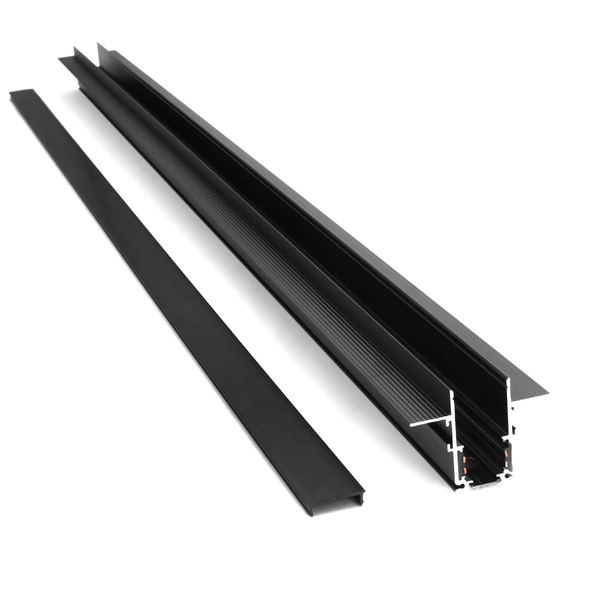 Szynoprzewód magnetyczny 3-fazowy 455 Domeno LED podtynkowy czarny