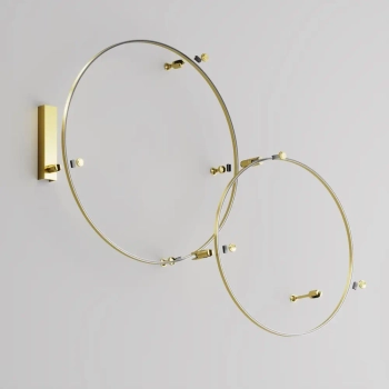 Obręcz szyna magnetyczna 0,65m Flarty TRX154-R-D650-BS metalowa mosiądz