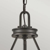 Industrialna lampa wisząca Collier HK-COLLIER-P-BX na łańcuchu czarna
