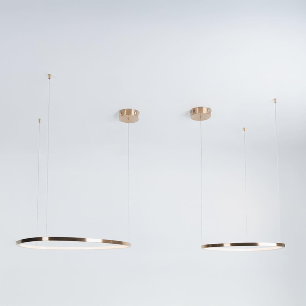Wisząca lampa ring CAYENNE P0605D LED 27W 3000K miedziana