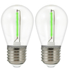 Ledowe żarówki dwupak Neon 32221 Polux 36V do girlandy zew. zielone