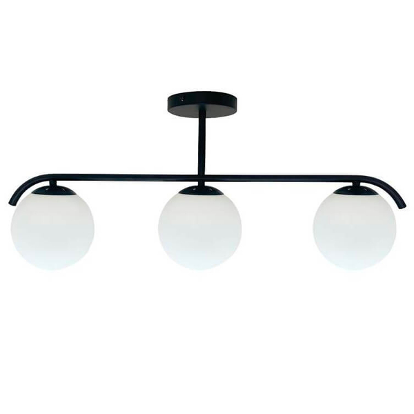 Lampa sufitowa Amadeo 33-35417 Candellux kule do sypialni czarna biała