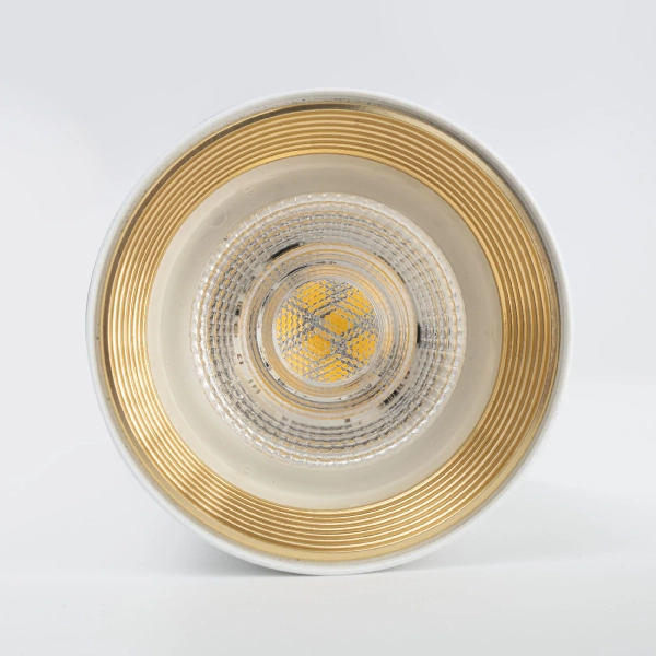 Sufitowa lampka punktowa Amis 10719 tubka do salonu złoty biały