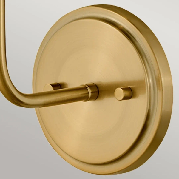 Lampa ścienna na korytarz Clarke HK-CLARKE1-BR-BK mosiądz czarny