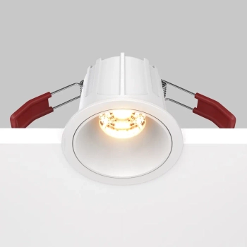 Oczko metalowe wpust Alfa DL043-01-10W2.7K-RD-W-DE LED 10W 2700K białe