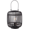 Bambusowa lampa stołowa Woodrow 93062/76 lampion czarny