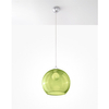 Szklana kopuła wisząca SL.0254 zielona lampa do jadalni