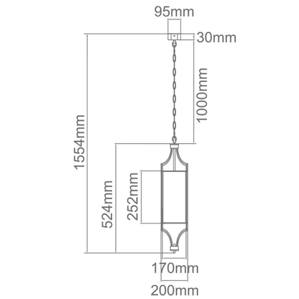 Klasyczna LAMPA wisząca Lunga Old Gold Orlicki Design abażurowa OPRAWA okrągły ZWIS tuba na łańcuchu kremowa złota
