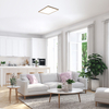 Natynkowa lampa nowoczesna Almond 6908 LED 40W 4000K salonowa drewno