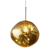 Wisząca połyskująca lampa GLAM MP-1239-280 gold Step Into Design do salonu kula złota