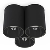 Metalowe tuby natynkowe Eye Tone 8091 plafon do gabinetu czarny