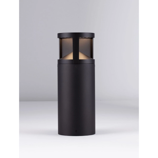 Słupek ogrodowy metalowy NEVARRO LE75126 LED 24W 3000K IP65 czarny