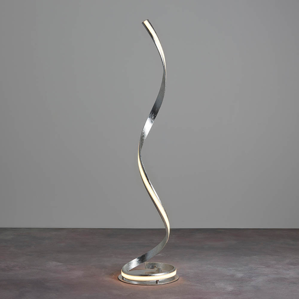 Podłogowa lampa do salonu Aria 95843 LED 23W 3000K srebrny biały