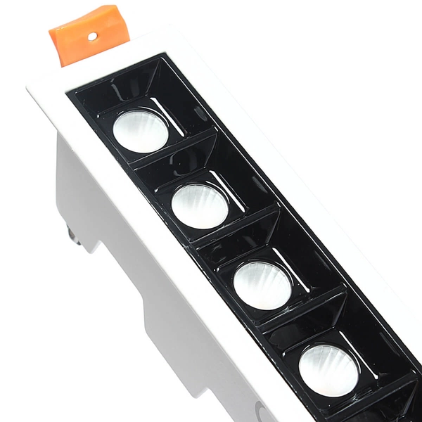 Lampa sufitowa podtynkowa 592 Domeno LED 30W 3000K biała