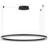 Wisząca lampa ring z pilotem HALO AZ6475 Azzardo LED 53W 3000-6000K czarna