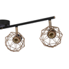 Lampa sufitowa do salonu Acrobat 94-66657 Candellux koszyczki druciane czarne