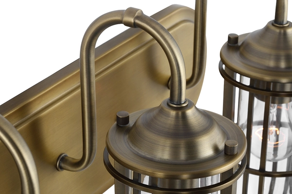 Potrójny kinkiet QN-URBANREST3 IP44 do łazienki mosiądz