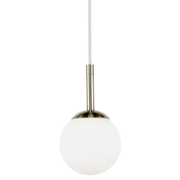 Lampa wisząca ball Gitse 93669/18 do łazienki IP44 mosiądz