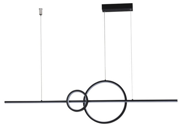 Lampa wisząca okręgi Sara AZ5259 LED 35W 3000K metalowa czarna