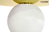 Lampa wisząca HALO MSE010100142 kula ball biała złota
