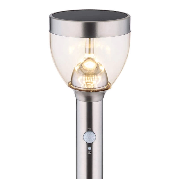 Słupek ogrodowy Solar 33437 Globo LED 6W 3000K czujnik ruchu IP44 srebrny