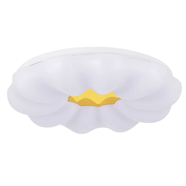 Designerski plafon Ariva LP-8321/1C-40 WH LED 23W 4000K biały złoty