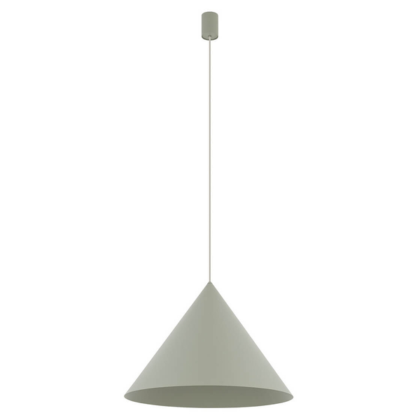 Salonowa lampa wisząca ZENITH 11482 stożek szałwiowy