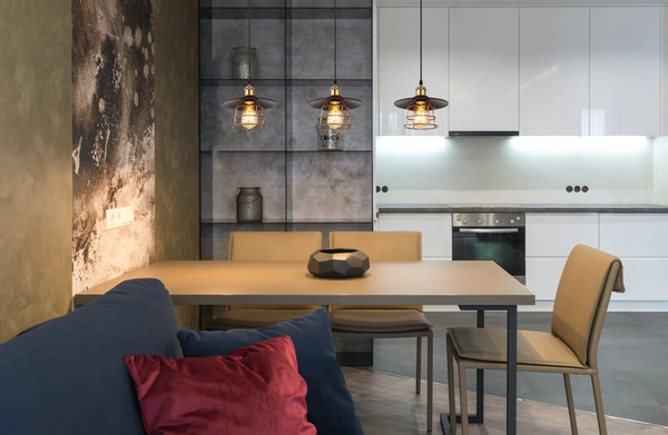 Lampa wisząca Viejo 15086BH druciana czarna miedziana