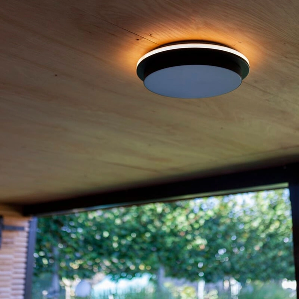 Lampa zewnętrzna GOLETA 5205801012 LED 24,3W 3000-4000K IP44 czarna