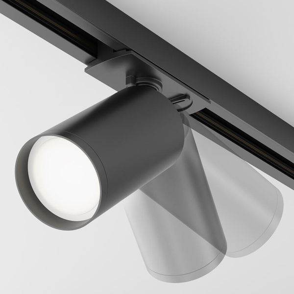 Szynowa lampa tuba Focus TR020-1-GU10-B 1-fazowa sufitowa czarny