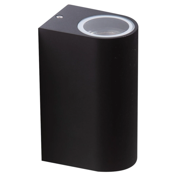 Nowoczesny kinkiet zewnętrzny Rimini AZ4266 IP54 czarna lampa ścienna