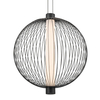 Lampa zawieszana Kyoto ML0527 Milagro LED 39W 3000K kula czarny