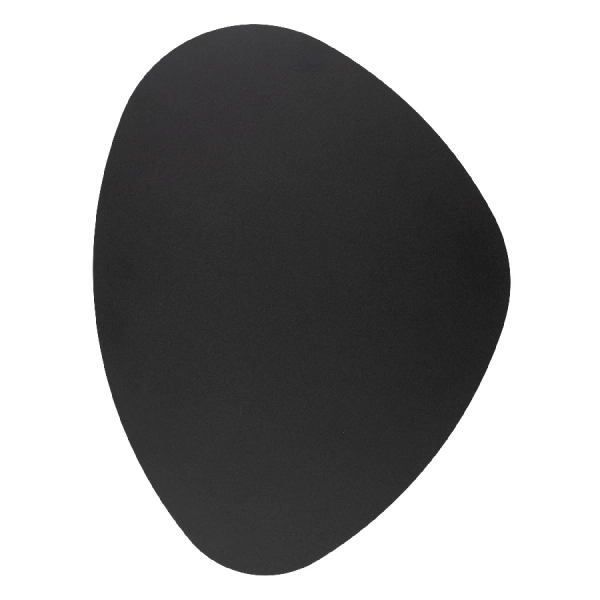 Minimalistyczny salonowy kinkiet Stone Black 10632 metalowy czarny