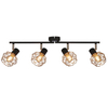 Nowoczesna lampa sufitowa Acrobat 94-22226 czarna miedziana