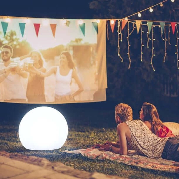 Lampa stojąca podłogowa Buly LUMBL030OFNW LED 7W 6000-6500K kula IP65 biała