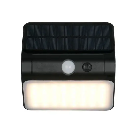 Elewacyjny kinkiet z czujnikiem OLINDA R23156102 LED 2,5W 4000K IP44 czarny