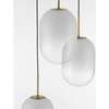 Wisząca lampa do przedpokoju Acuyo LE43358 biała złota