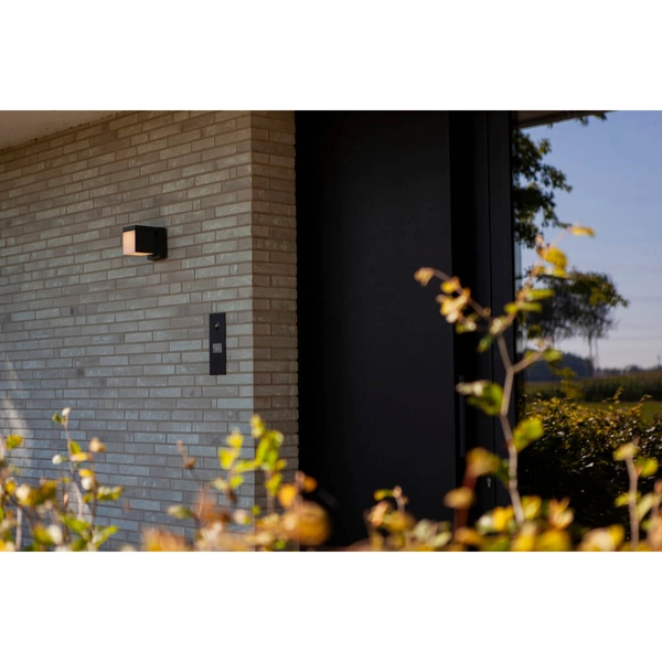 Kwadratowa lampa ścienna Prima 6993801118 IP54 LED 9,5W 3000K szary