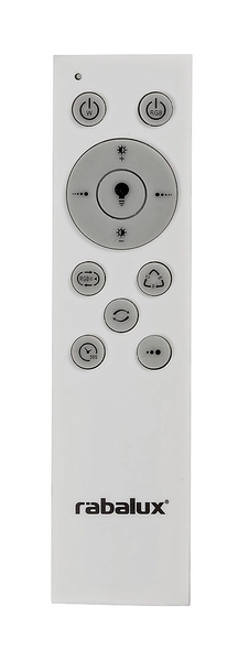 Plafon LAMPA sufitowa LEONIE 1510 Rabalux okrągła OPRAWA z efektem gwiazd LED 32W 3000-6500K z pilotem biała