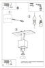 Plafon LAMPA sufitowa SL.0567 natynkowa OPRAWA kwadratowa antracyt
