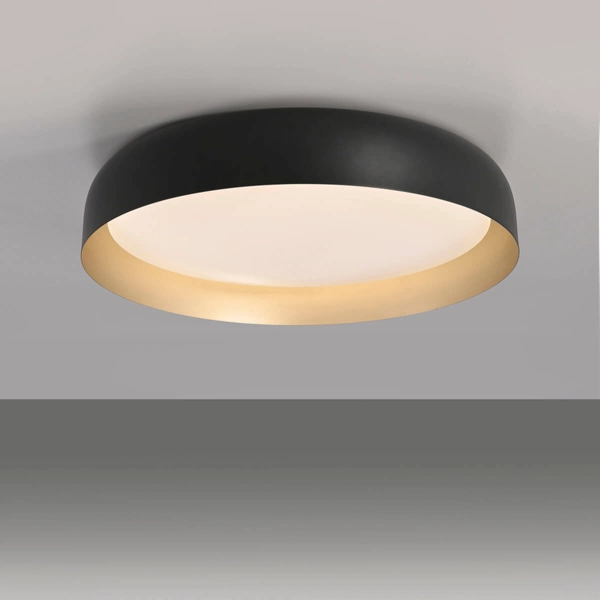 Okrągła lampa sufitowa Osko 14216-18 Just Light LED 36,5W 2700-5000K czarna