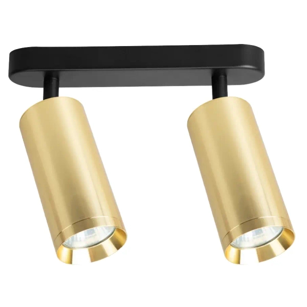 Lampa sufitowa MICA SPOT ML1146 do salonu metalowy złoty czarny