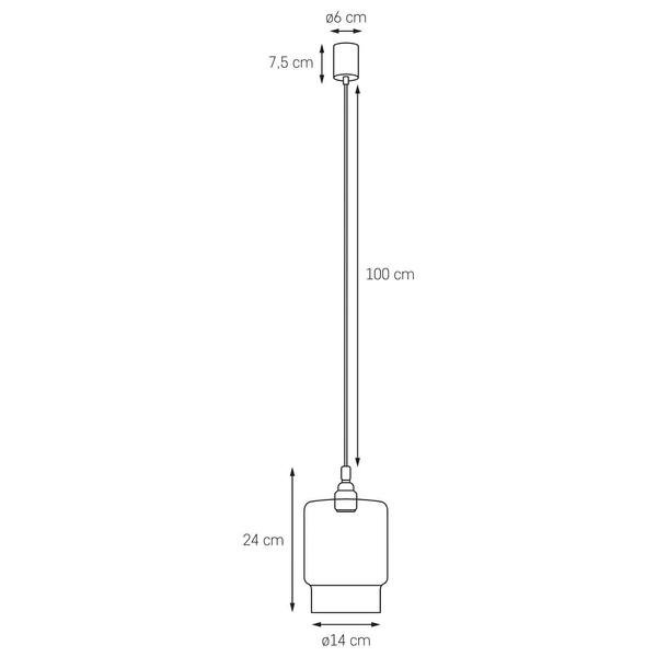 Loftowa LAMPA wisząca LONGIS 10874105 Kaspa szklana OPRAWA skandynawski ZWIS okrągły złoty przezroczysty czarny