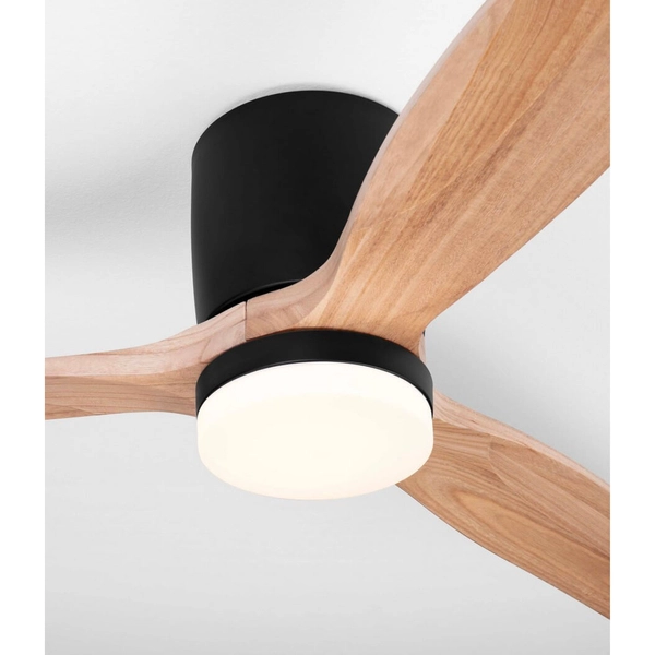 Lampowentylator sufitowy GUARAYOS LE44964 LED 18W 3000-6500K drewniany czarny