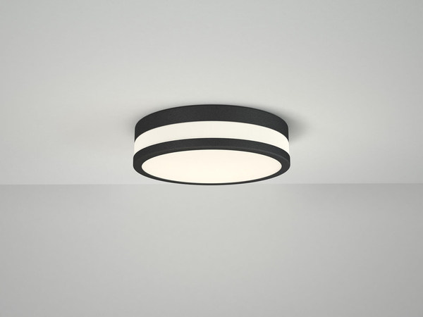 Sufitowa lampa ledowa Kari plafon 12W 3000k do łazienki czarny