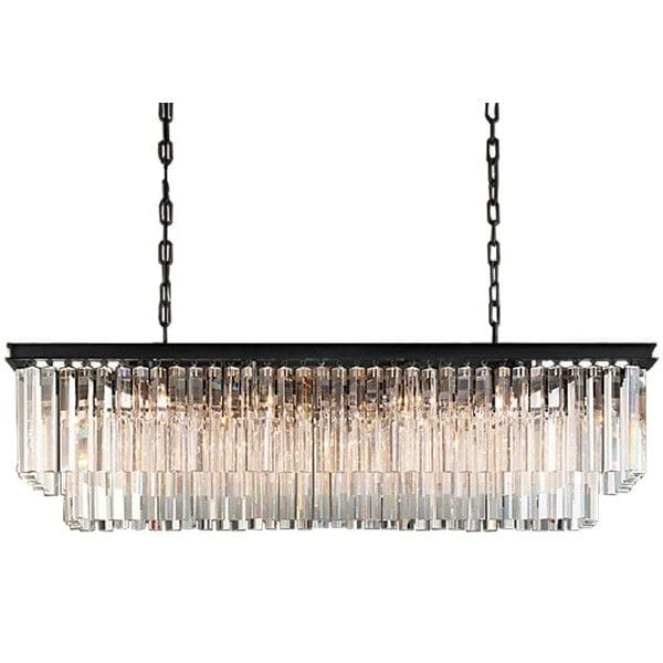 Wisząca lampa pokojowa CGHERERECT100 na łańcuchach czarna